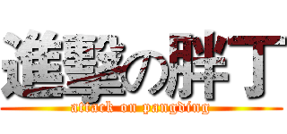 進擊の胖丁 (attack on pangding)