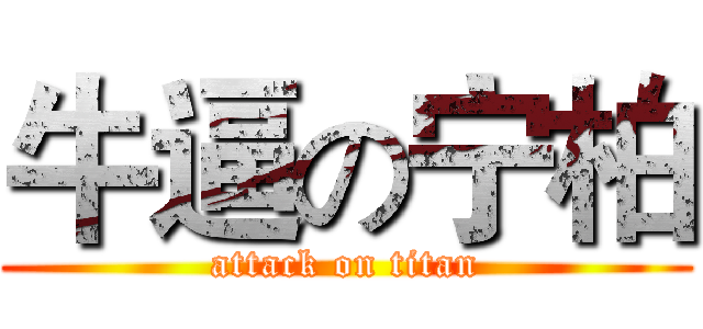 牛逼の宁柏 (attack on titan)