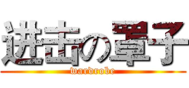 进击の罩子 (wardrobe)