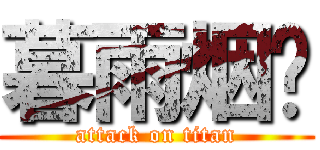 暮雨烟闲 (attack on titan)