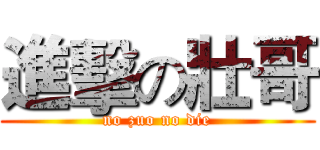 進擊の壯哥 (no zuo no die)