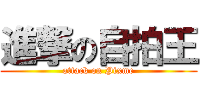 進撃の自拍王 (attack on Pixme)