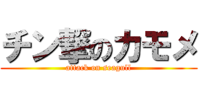 チン撃のカモメ (attack on seagull)