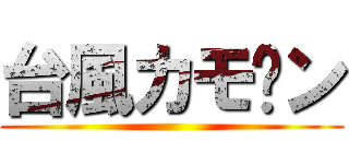 台風カモ〜ン ()