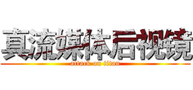真流媒体后视镜 (attack on titan)
