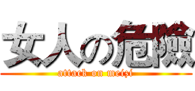 女人の危險 (attack on meizi)
