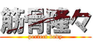 筋骨隆々 (perfect body)