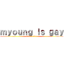 ｍｙｏｕｎｇ ｉｓ ｇａｙ (attack on titan)