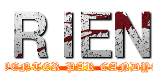 ＲＩＥＮ (INVENTER PAR CANDYCE )