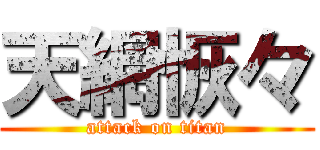 天網恢々 (attack on titan)