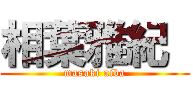 相葉雅紀  (masaki aiba)