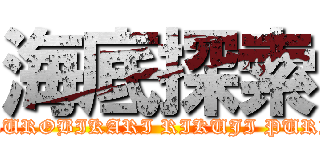 海底探索 (KIIYOOKUROBIKARI RIKUJI PURIN(KRP))