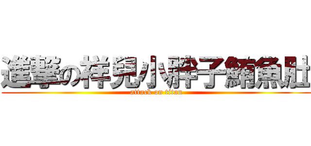 進撃の祥兒小胖子鮪魚肚 (attack on titan)