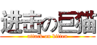 进击の巨猫 (attack on kitten)