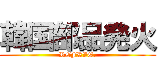 韓国部品発火 (REFRIG.)