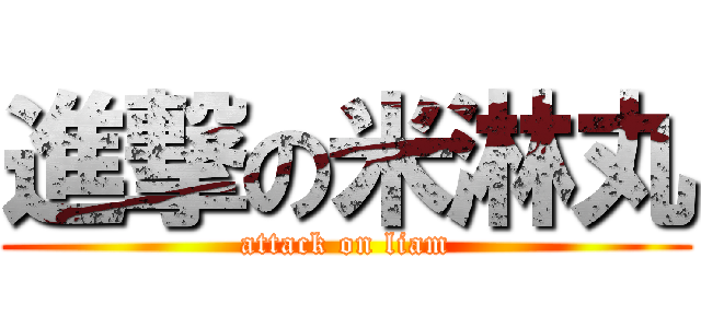 進撃の米淋丸 (attack on liam)