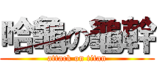 哈龜の龜幹 (attack on titan)