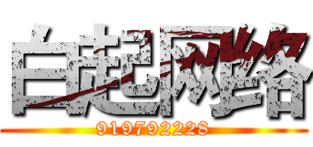 白起网络 (919792228)