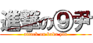 進撃の⑨尹 (attack on baka yin)