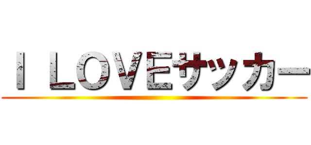 Ｉ ＬＯＶＥサッカー ()