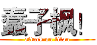 蠢子枫！ (attack on titan)