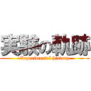 実験の軌跡 (Experimental history)