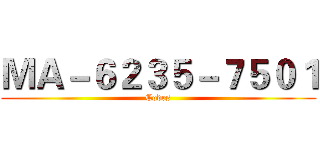 ＭＡ－６２３５－７５０１ (Codes)