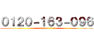 ０１２０－１６３－０９６ (attack on titan)