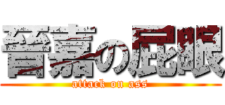 晉嘉の屁眼 (attack on ass)