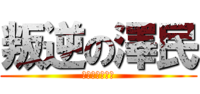 叛逆の澤民 (我去年买了个表)
