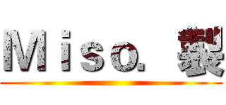 Ｍｉｓｏ．製 ()