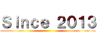 Ｓｉｎｃｅ ２０１３ ()
