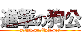 進撃の狗公 (attack on Male dog)