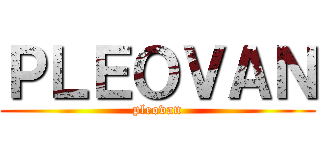 ＰＬＥＯＶＡＮ (pleovan)