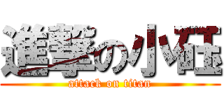 進撃の小砡 (attack on titan)