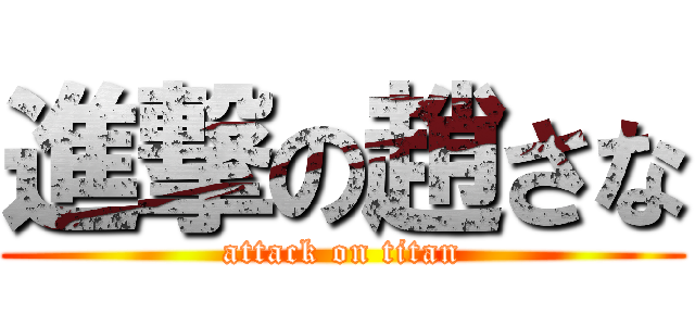 進撃の趙さな (attack on titan)