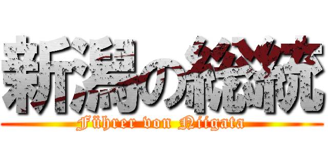 新潟の総統 (Führer von Niigata)
