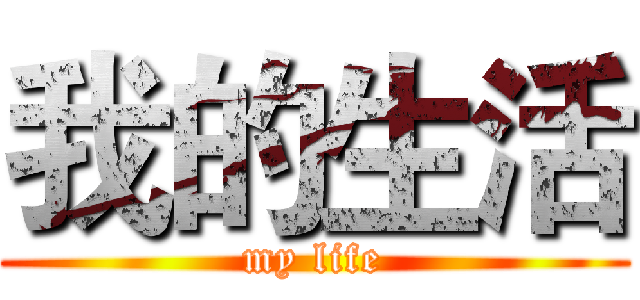 我的生活 (my life)