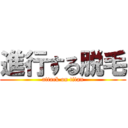 進行する脱毛 (attack on titan)