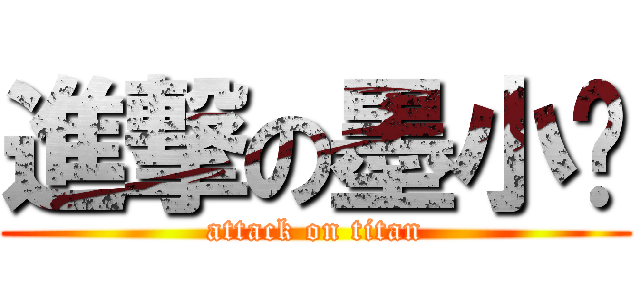 進撃の墨小妞 (attack on titan)