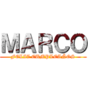 ＭＡＲＣＯ (FELIZ CUMPLEAÑOS)