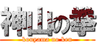 神山の拳 (kouyama no ken)