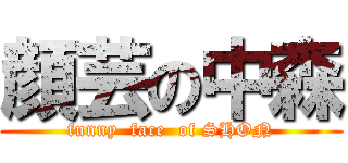 顔芸の中森 (funny  face  of SHON)