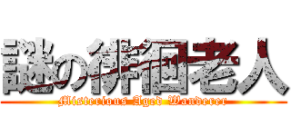 謎の徘徊老人 (Misterious Aged Wanderer)