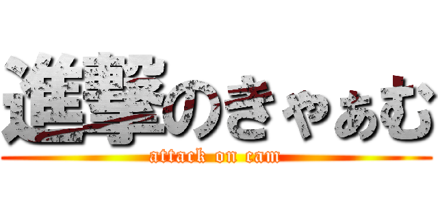 進撃のきゃぁむ (attack on cam)