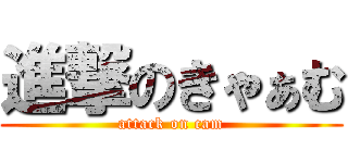 進撃のきゃぁむ (attack on cam)