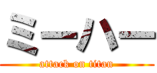 ミーハー (attack on titan)