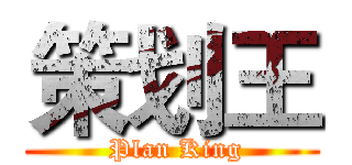 策划王 ( Plan King)