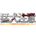 猛犬注意 (vary dangerous)