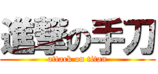 進撃の手刀 (attack on titan)